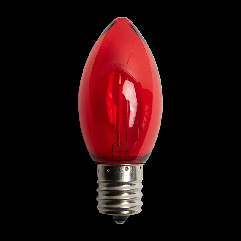 C9 LED-Glühlampe – Rot