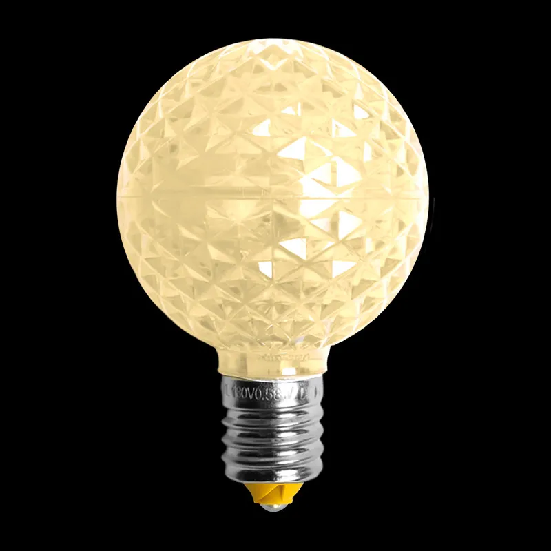 G50 LED transparente Glühbirne – Sonnenwarmweiß