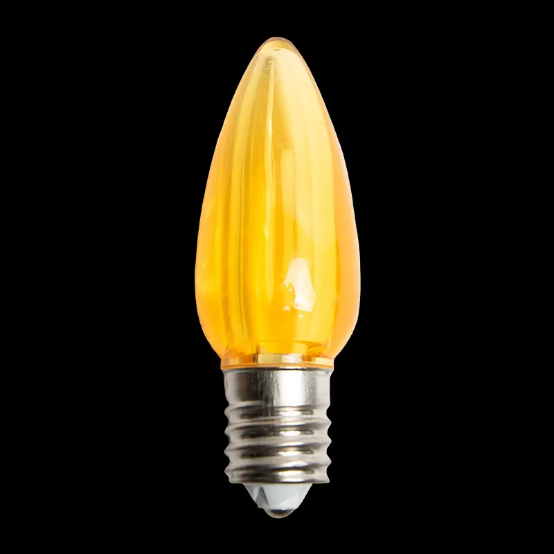 Facettierte LED-Glühbirne C9 V2 – Gelb
