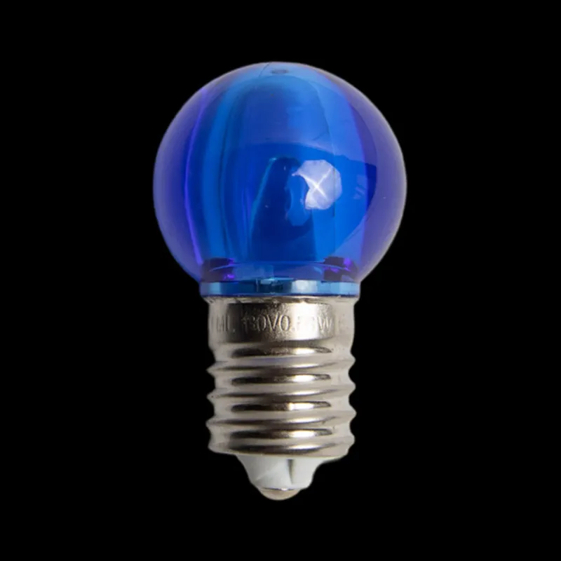 130 V UL G30 E17 glatte transparente blaue LED-Glühbirnen