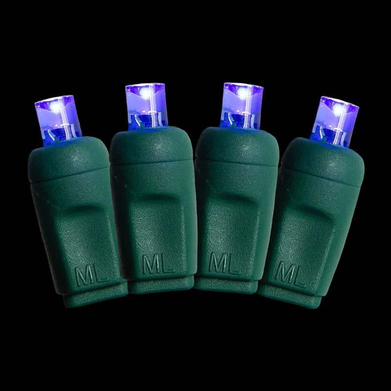 50L 5MM blaue LED-Weihnachtslichterkette für den Außenbereich, wasserdicht