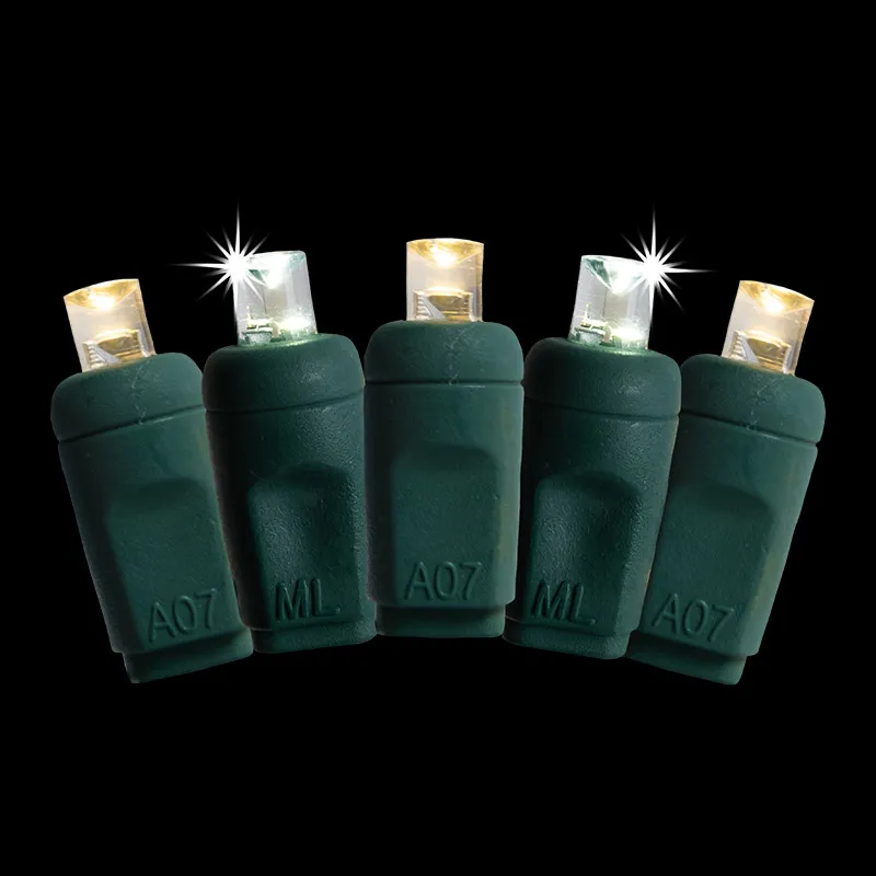 50L 5MM Champagnerfarbene LED-Weihnachtslichterkette für den Außenbereich, wasserdicht